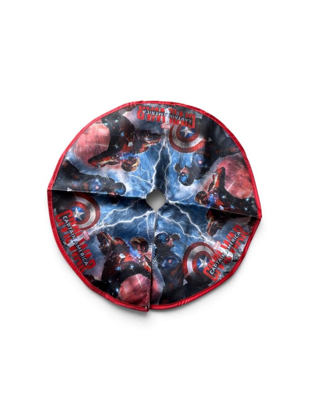 Captain America Iron Man Civil War Mini Tree Skirt Christmas Decoration
